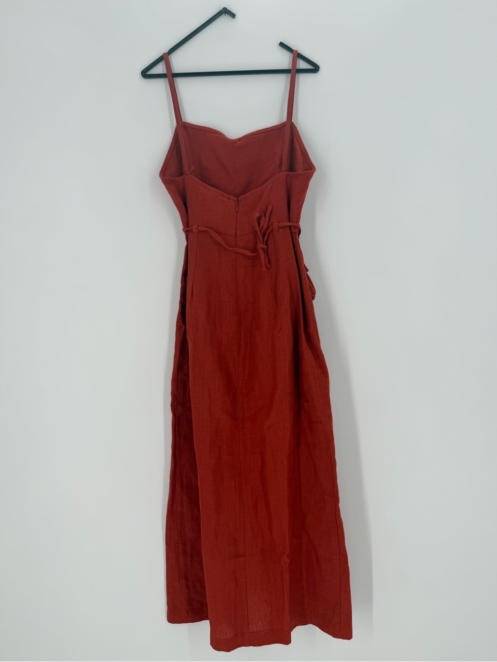 Paloma Wool Museo Midi Dress In Brick - Picture 5 of 8